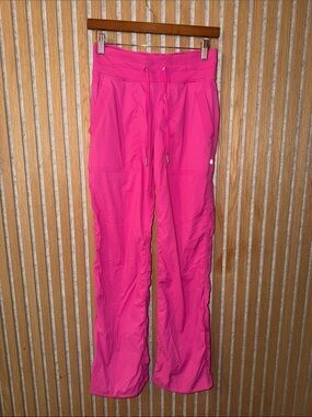 Lulu Lemon Bright Pink Drawstring Active studio Pants